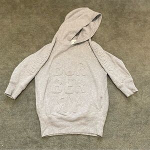 Gently Used Girls Burberry Sweatshirt Dress